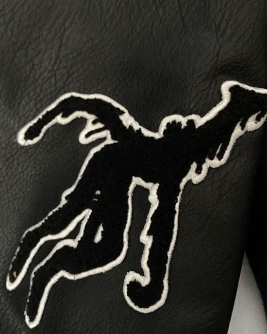 Death Note Wool/Leather Black Varsity Jacket