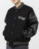 Death Note Wool/Leather Black Varsity Jacket