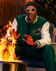 Death Row Records Snoop Dogg Green Varsity Jacket Death Row Records Snoop Dogg Green Varsity Jacket