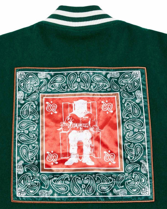 Death Row Records Snoop Dogg Green Varsity Jacket Death Row Records Snoop Dogg Green Varsity Jacket