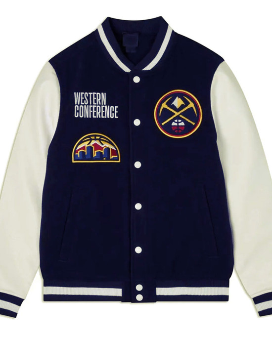 Denver Nuggets Western Conference Varsity Jacket