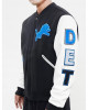 Detroit Lions Letterman Varsity Black and White Jacket Detroit Lions Letterman Varsity Black and White Jacket