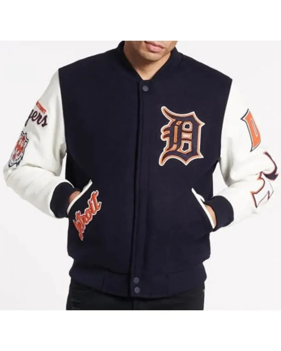 Detroit Tigers Logo Varsity Jacket Detroit Tigers Logo Varsity Jacket