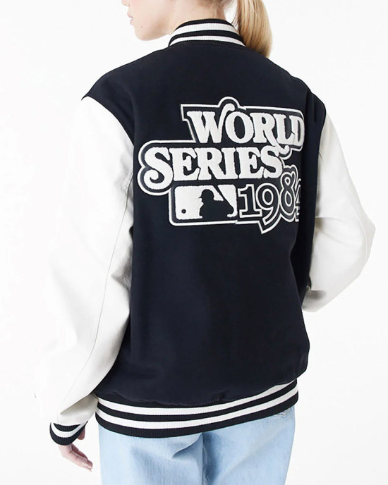 Detroit Tigers World Series 1984 Black Varsity Jacket Detroit Tigers World Series 1984 Black Varsity Jacket
