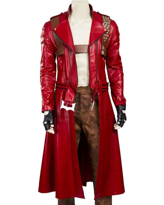 Devil May Cry 3 Dante Red Trench Coat