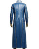 Devil May Cry 3 Vergil Blue Leather Trench Coat Devil May Cry 3 Vergil Blue Leather Trench Coat