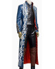 Devil May Cry 3 Vergil Blue Leather Trench Coat Devil May Cry 3 Vergil Blue Leather Trench Coat