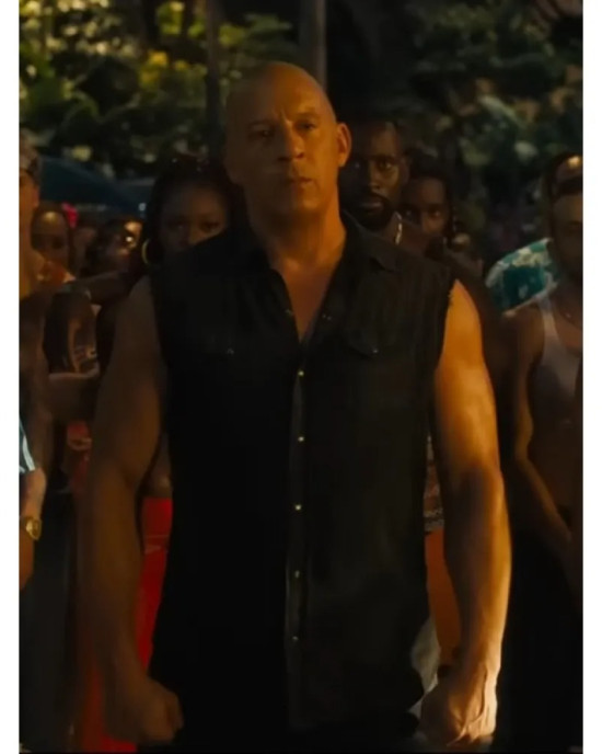 Dominic Toretto Fast X 2023 Vin Diesel Black Vest Dominic Toretto Fast X 2023 Vin Diesel Black Vest
