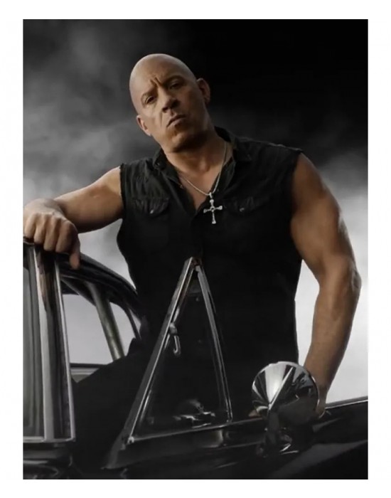 Dominic Toretto Fast X 2023 Vin Diesel Black Vest