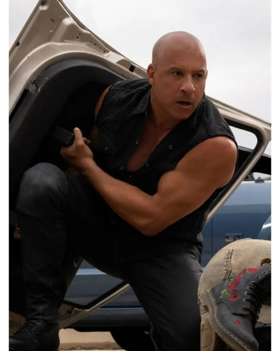 Dominic Toretto Fast X 2023 Vin Diesel Black Vest Dominic Toretto Fast X 2023 Vin Diesel Black Vest