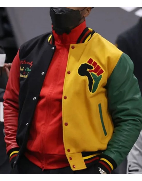 Donovan Mitchell HBCU Pride Varsity Jacket