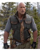 Dwayne Johnson Jumanji 2 Leather Vest