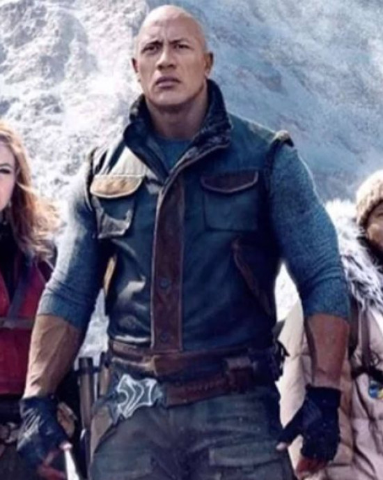 Dwayne Johnson Jumanji 2 Leather Vest Dwayne Johnson Jumanji 2 Leather Vest