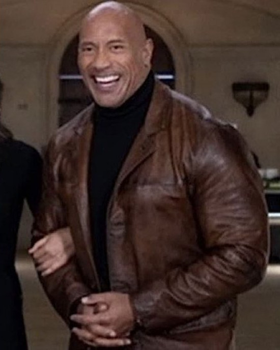 Dwayne Johnson Red Notice Distressed Leather Coat Dwayne Johnson Red Notice Distressed Leather Coat