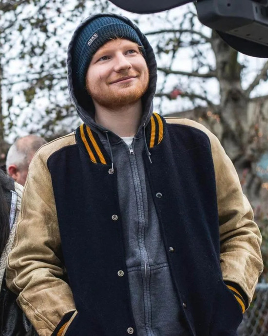 Ed Sheeran Shape Of You Varsity Jacket Ed Sheeran Shape Of You Varsity Jacket