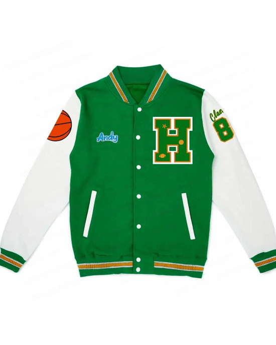 Eddie Munson Green Letterman Varsity Jacket Stranger Things S04 Eddie Munson Green Letterman Varsity Jacket Stranger Things S04