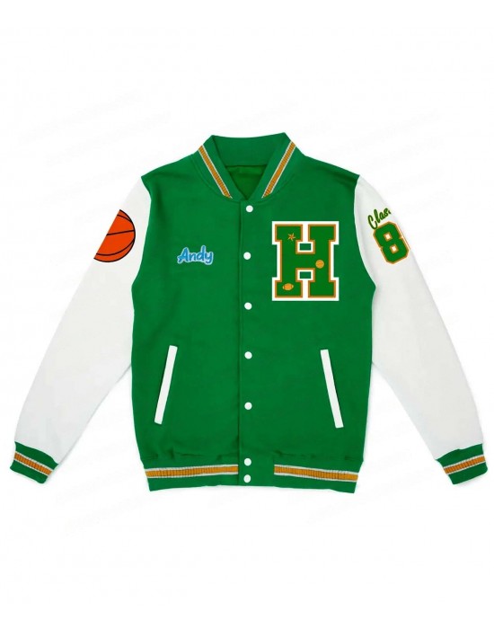 Eddie Munson Green Letterman Varsity Jacket Stranger Things S04