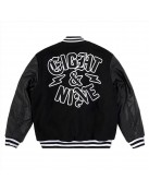 Eight & Nine No Worries Letterman Jacket