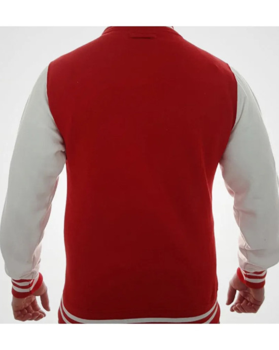 Electro Kavinsky Red and White Wool Jacket Electro Kavinsky Red and White Wool Jacket