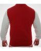 Electro Kavinsky Red and White Wool Jacket Electro Kavinsky Red and White Wool Jacket