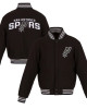 Embroidered San Antonio Spurs Varsity Black Wool Jacket Embroidered San Antonio Spurs Varsity Black Wool Jacket