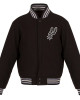 Embroidered San Antonio Spurs Varsity Black Wool Jacket Embroidered San Antonio Spurs Varsity Black Wool Jacket