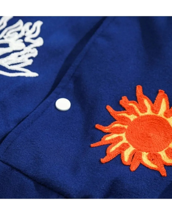 Embroidered Varsity Jacket Embroidered Varsity Jacket