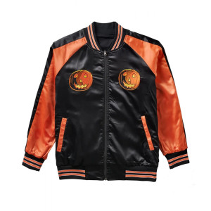 Embroidered You Can’t Kill The Bogeyman Halloween Satin Jacket