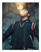 Eminem Godzilla Black Bomber Jacket