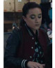 FBI Keisha Castle-Hughes Maroon and Black Varsity Jacket FBI Keisha Castle-Hughes Maroon and Black Varsity Jacket