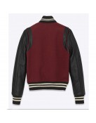FBI Keisha Castle-Hughes Maroon and Black Varsity Jacket