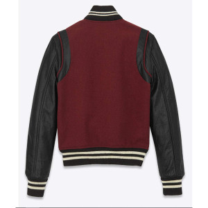FBI Keisha Castle-Hughes Maroon and Black Varsity Jacket