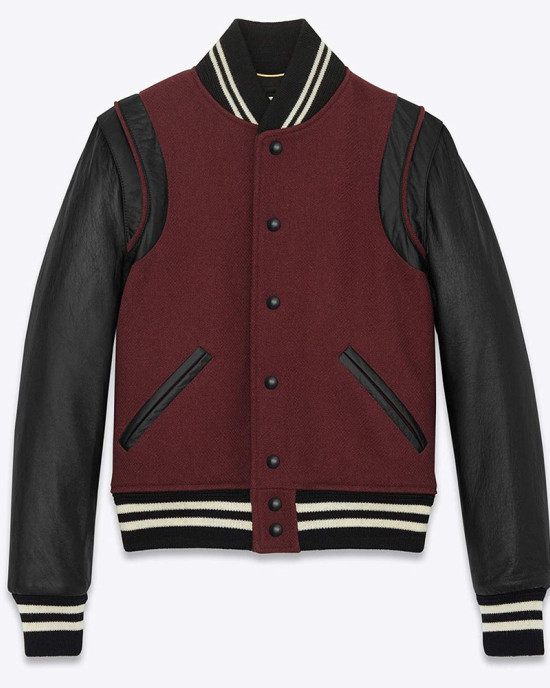 FBI Keisha Castle-Hughes Maroon and Black Varsity Jacket FBI Keisha Castle-Hughes Maroon and Black Varsity Jacket