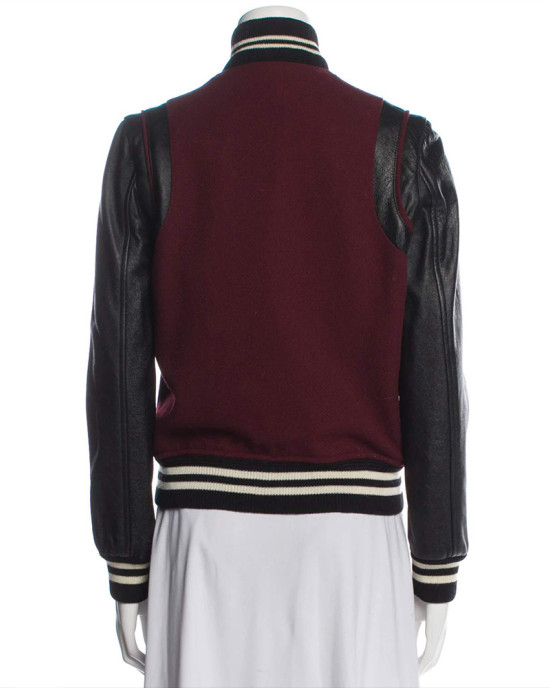 FBI Keisha Castle-Hughes Maroon and Black Varsity Jacket FBI Keisha Castle-Hughes Maroon and Black Varsity Jacket