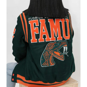 Florida A&M University Green Varsity Jacket