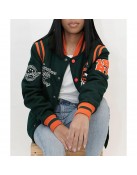 Florida A&M University Green Varsity Jacket