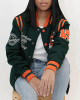 Florida A&M University Green Varsity Jacket Florida A&M University Green Varsity Jacket