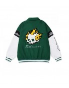 Faith and Lies Varsity Jacket