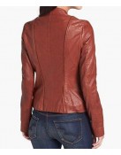 Fifty Shades of Grey Dakota Johnson Brown Leather Jacket