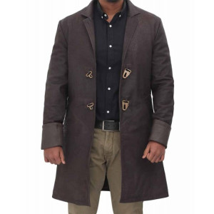 Firefly Malcolm Reynolds Coat – Brown Suede 3/4 Length Style