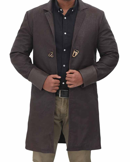 Firefly Malcolm Reynolds Coat – Brown Suede 3/4 Length Style Firefly Malcolm Reynolds Coat – Brown Suede 3/4 Length Style