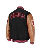 Florida State Seminoles Varsity Black and Brown Jacket