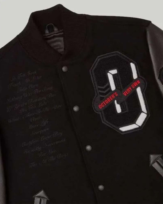 For All The Dogs OVO Varsity Jacket