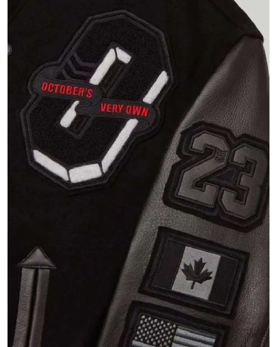 For All The Dogs OVO Varsity Jacket