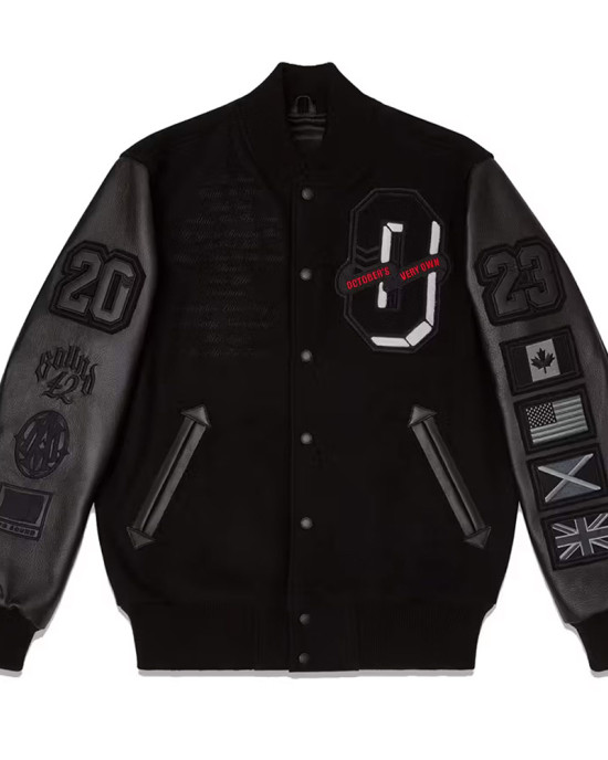 For All The Dogs OVO Varsity Jacket