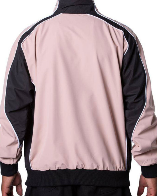 Fucking Awesome Two Tone Warm Up Pink and Black Jacket Fucking Awesome Two Tone Warm Up Pink and Black Jacket