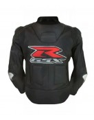 GSX-R Black Leather Jacket