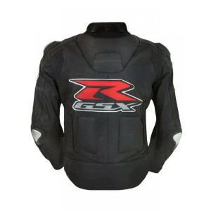 GSX-R Black Leather Jacket