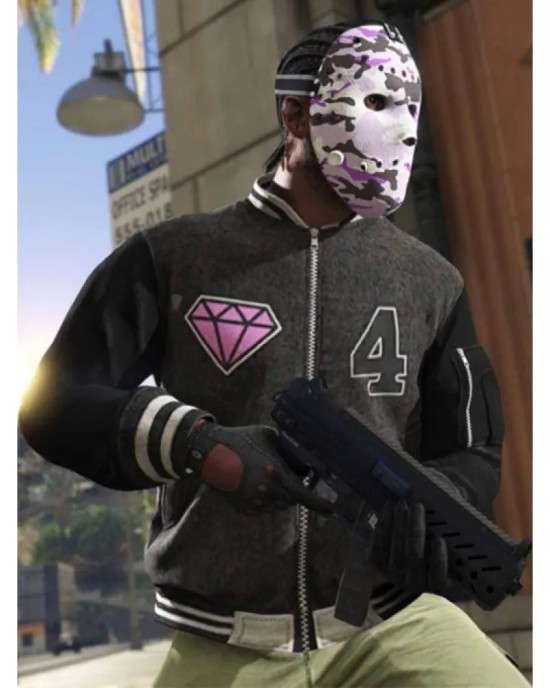 GTA 6 Panther Varsity Jacket GTA 6 Panther Varsity Jacket