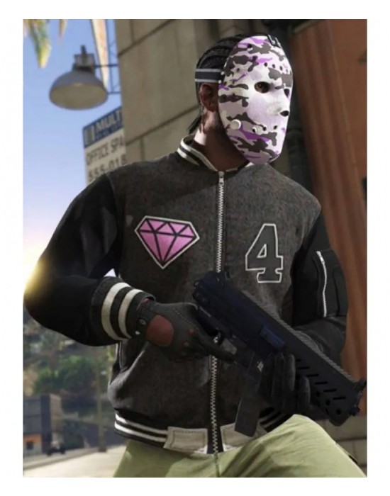 GTA 6 Panther Varsity Jacket